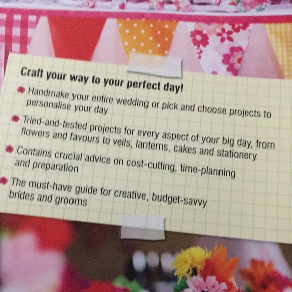 BOOK: My Handmade Wedding: A crafter's guide to …. by Marrianne Mercer - Picture 6 of 6
